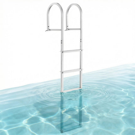 Dock Ladder – Removable 5-Step Aluminum, 500 Lb