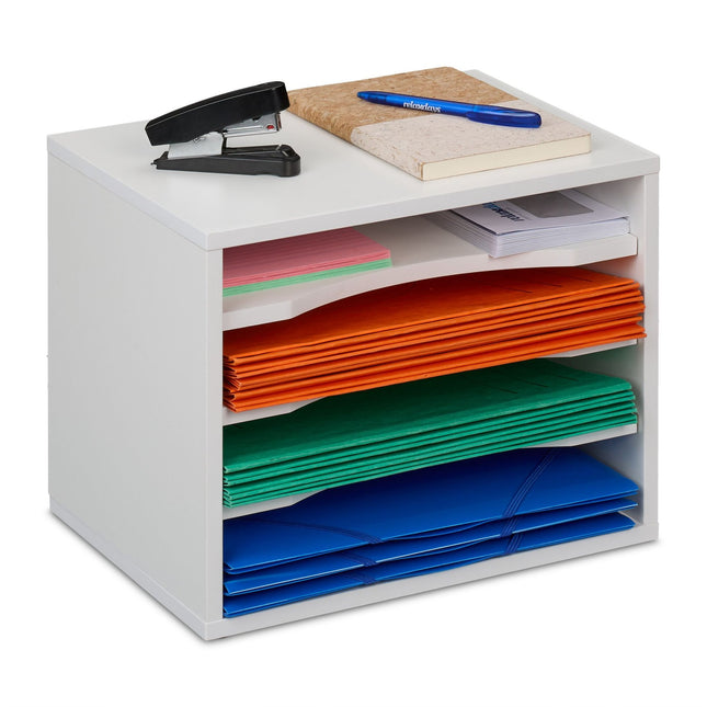 Document compartment white 4 compartments