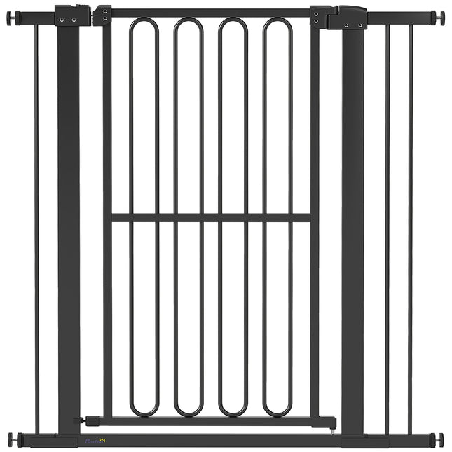 Barieră pentru câini, 76-104 cm, fără găurire, pentru scări