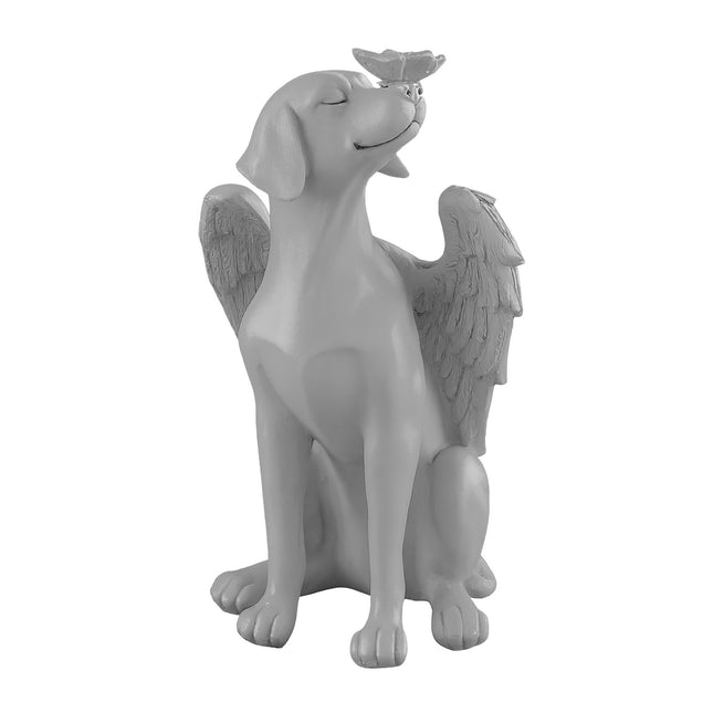 Statuie de înger memorial pentru câini – Rezistentă la intemperii, Design înaripat