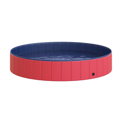Piscină pentru câini Xxl Piscina pentru copii Plastic + Lemn Albastru Ø160Xh30Cm Summer Joy