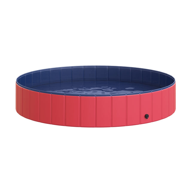 Piscină pentru câini Xxl Piscina pentru copii Plastic + Lemn Albastru Ø160Xh30Cm Summer Joy