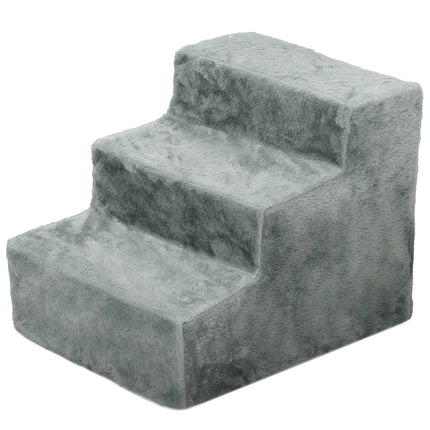Pet Stairs 3-Step Plush Look, cats and small dogs, 5 kg