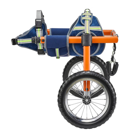 Dog Wheelchair for Back Legs, Adjustable 2-Wheel, 48–88 lb