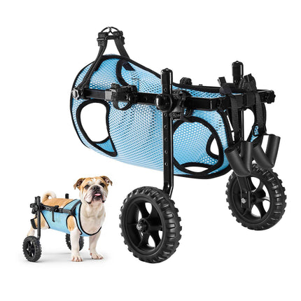Dog Wheelchair for Hind Legs, Adjustable 2-Wheel, 15kg
