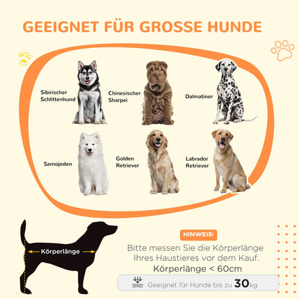 Dog Crate with Sliding Door, Ventilation, 98x58x61 cm