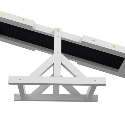 Dog Agility seesaw, non-slip wooden ramp for <30 kg