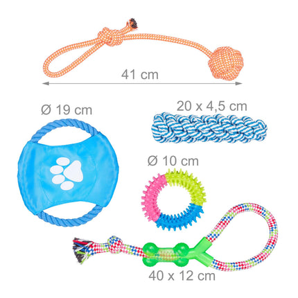 Set jucării pentru câini 10 piese