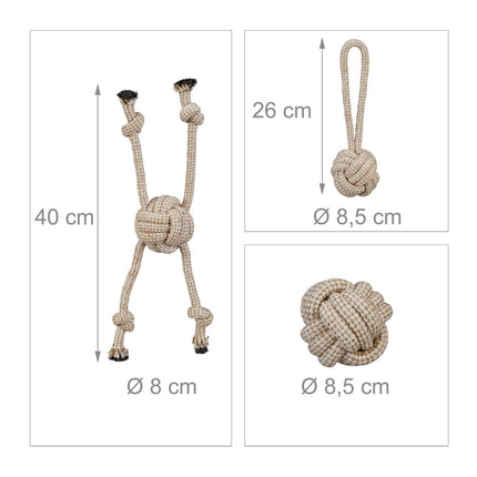 Set de jucării pentru câini din 7 părți