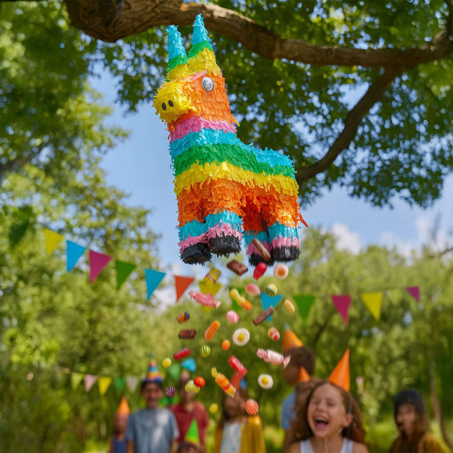 Set piñata măgar cu bâtă și mască pentru petreceri