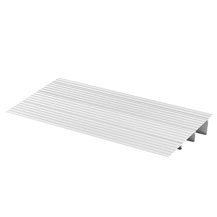 Door Threshold Ramp, 87 mm Rise, Aluminum, 363 kg Load