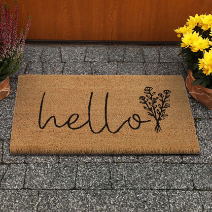 Covoraș „Hello” în nucă de cocos