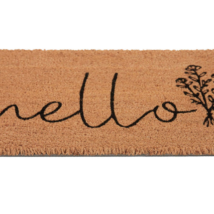 Covoraș „Hello” în nucă de cocos