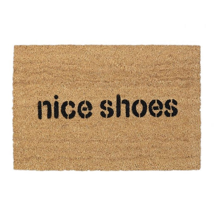 Covoraș din fibră de nucă de cocos „Nice shoes”
