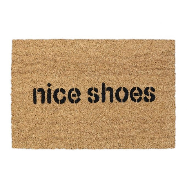 Covoraș din fibră de nucă de cocos „Nice shoes”