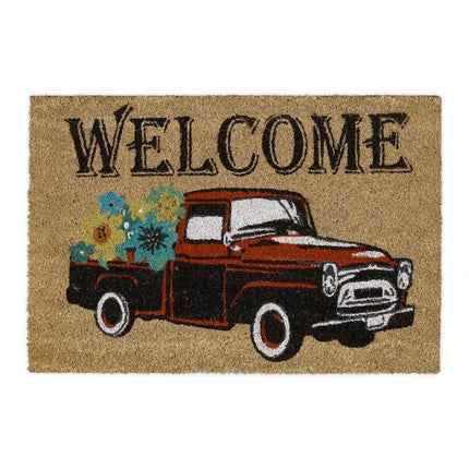 Covoraș din fibră de cocos „Welcome” mașină