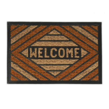 Covoraș din fibră de cocos „Welcome” portocaliu