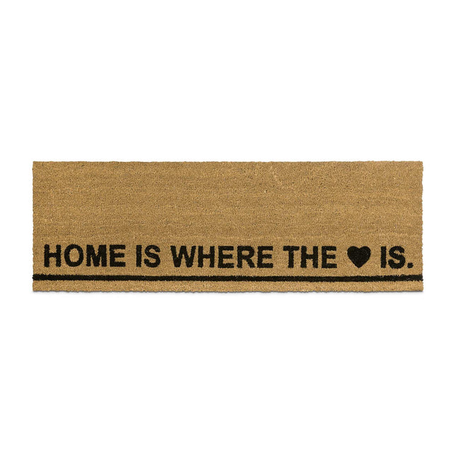 Covoraș din fibră de cocos lungă „Acasă este...”