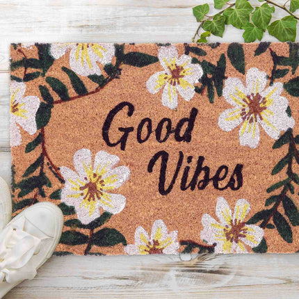 Preș din flori de cocos „Good Vibes
