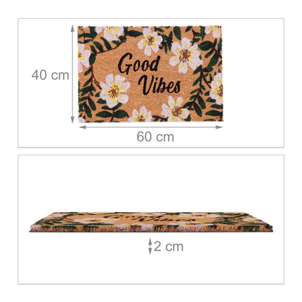 Preș din flori de cocos „Good Vibes