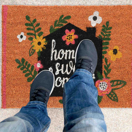 Covoraș din nucă de cocos Home Sweet Home