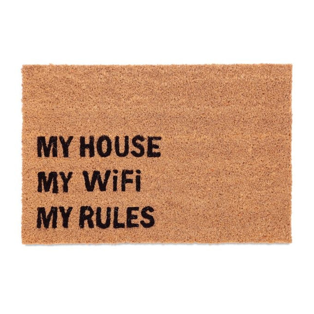 Covoraș din nucă de cocos „MY WiFi MY RULES”