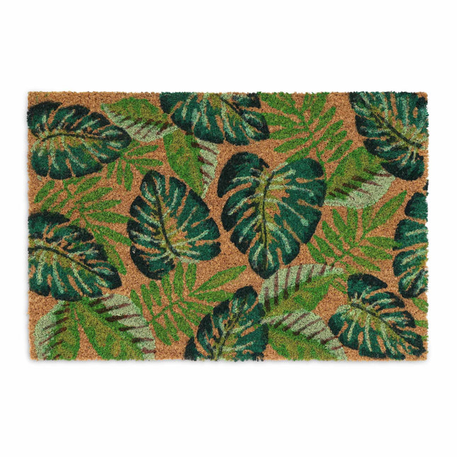 Covoraș din frunze de monstera de cocos
