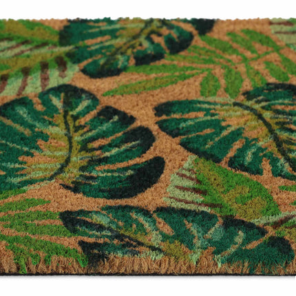 Covoraș din frunze de monstera de cocos