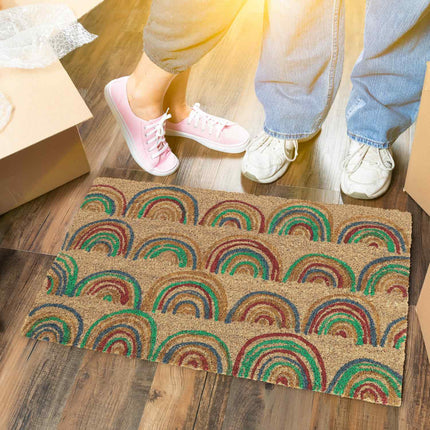Covoraș din nucă de cocos „Rainbow