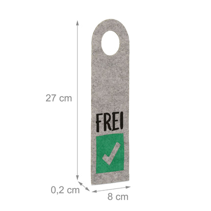 Semn de ușă Ocupat gratuit Set de 10
