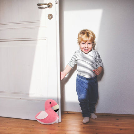 Oprire ușă țesătură flamingo