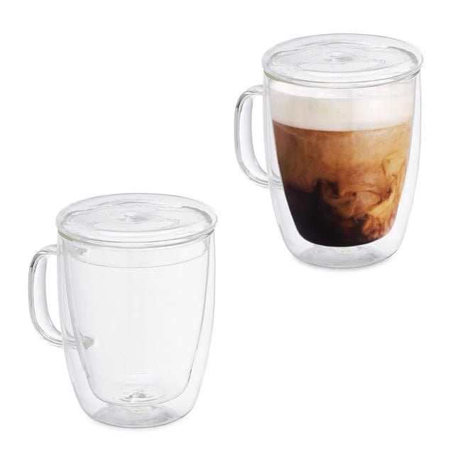 Double Walled Drinking Glasses Set of 2