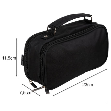 Toc dublu extensibil - negru Maaleo 24516