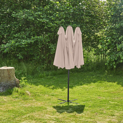 Umbrelă de soare dublă 460 x 270 cm