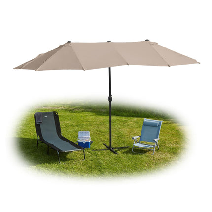 Umbrelă de soare dublă 460 x 270 cm