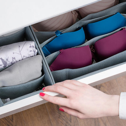 Set organizator sertar - Cutii de depozitare din țesătură din 4 piese
