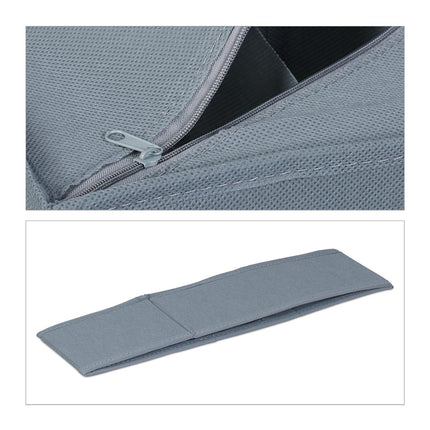 Set organizator sertar - Cutii de depozitare din țesătură din 4 piese