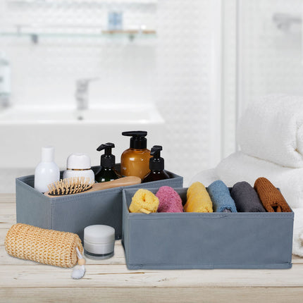 Set organizator sertar - Cutii de depozitare din țesătură din 4 piese