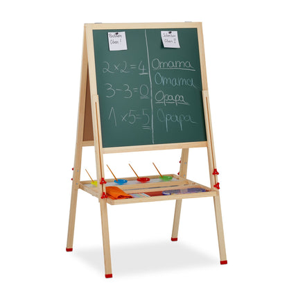 Șevalet de desen pentru copii cu tablă albă