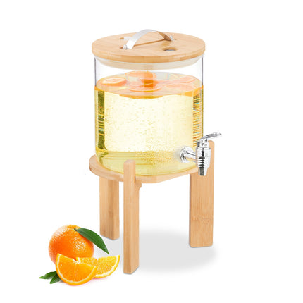 Dozator de bauturi, calde si reci, sticla borosilicata