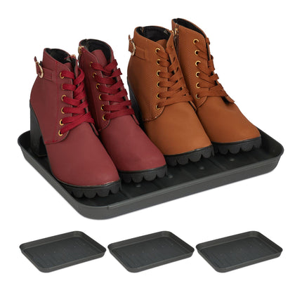 Tava de scurgere pentru pantofi - set de 4
