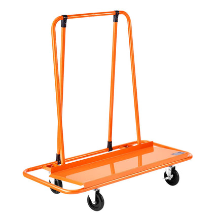 Drywall Cart Dolly, 816 kg, Steel, 4 Swivel Casters; Tie-Down Strap