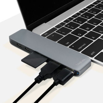 Dual USB-C 7-in1 Hub PD 100W