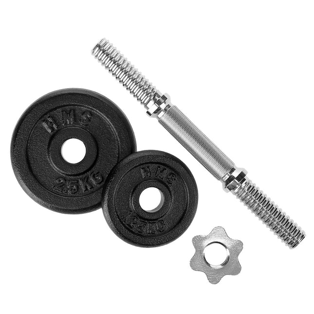 Set de gantere cu valiză, plăci reglabile de 20 kg