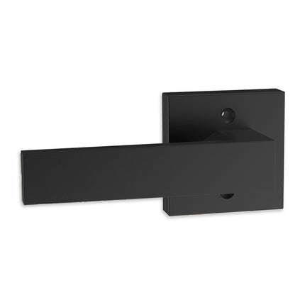 Dummy Door Lever, Matte Black, Reversible, Single-Sided