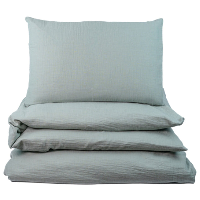 Duvet cover Crib Muslin Frosty Green