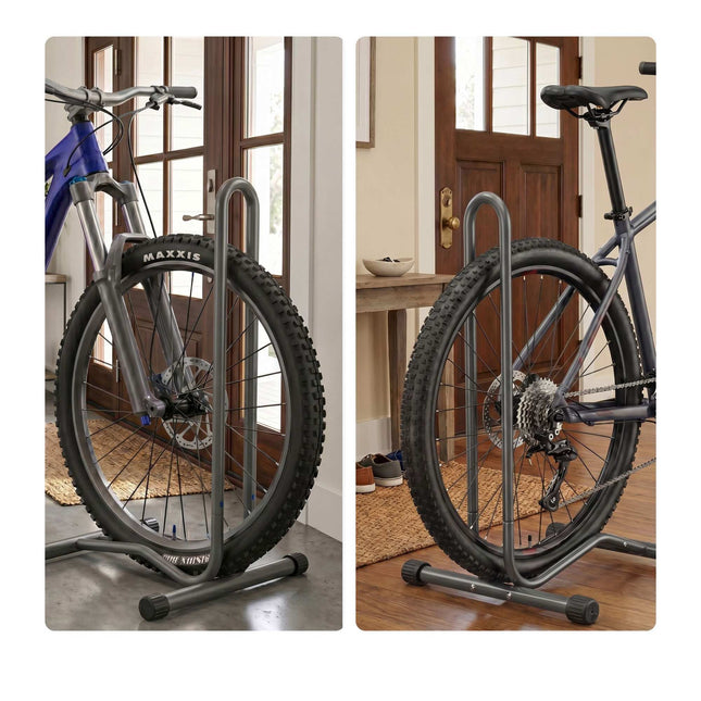 Suport pentru bicicletă electrică, suport de podea de 29 de inci, picioare antiderapante din oțel