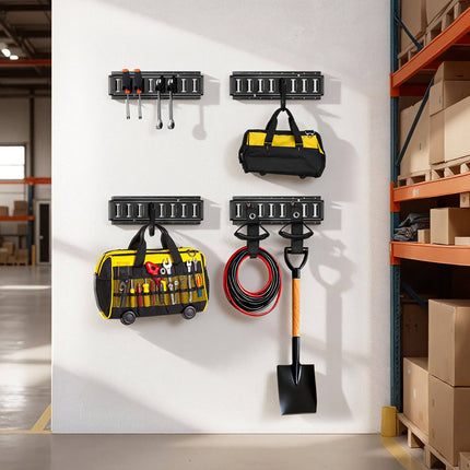 E-Track Tie-Down Rail Kit, 4-Pack 16 in, 1500 lb