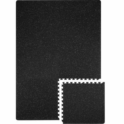 EVA Interlocking Foam Floor Mats, 24 Sq Ft, 6-Pack