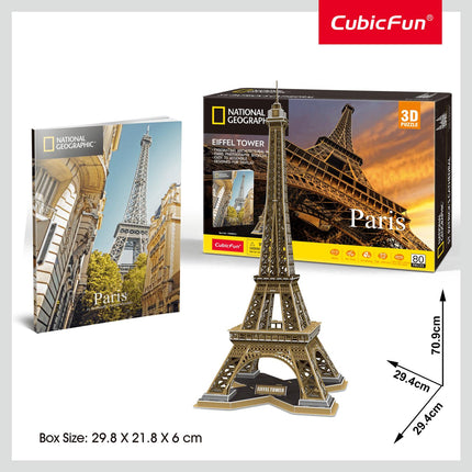 Puzzle 3D Turnul Eiffel, distracție educațională pentru toate vârstele